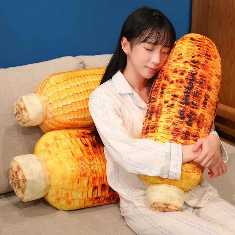 Roasted Corn Plush Toy – Giant Lifelike Corn Cob Plush Pillow