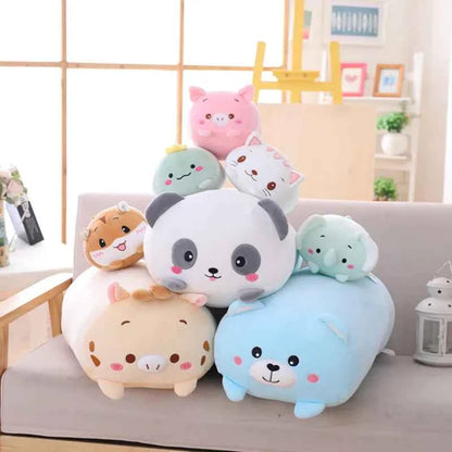 90cm Soft Animal Cartoon Corner Bio Pillow Cushion Cute Dog Cat Dinosaur Pig Unicorn Plush Toy Stuffed Lovely Kid Birthyday Gift