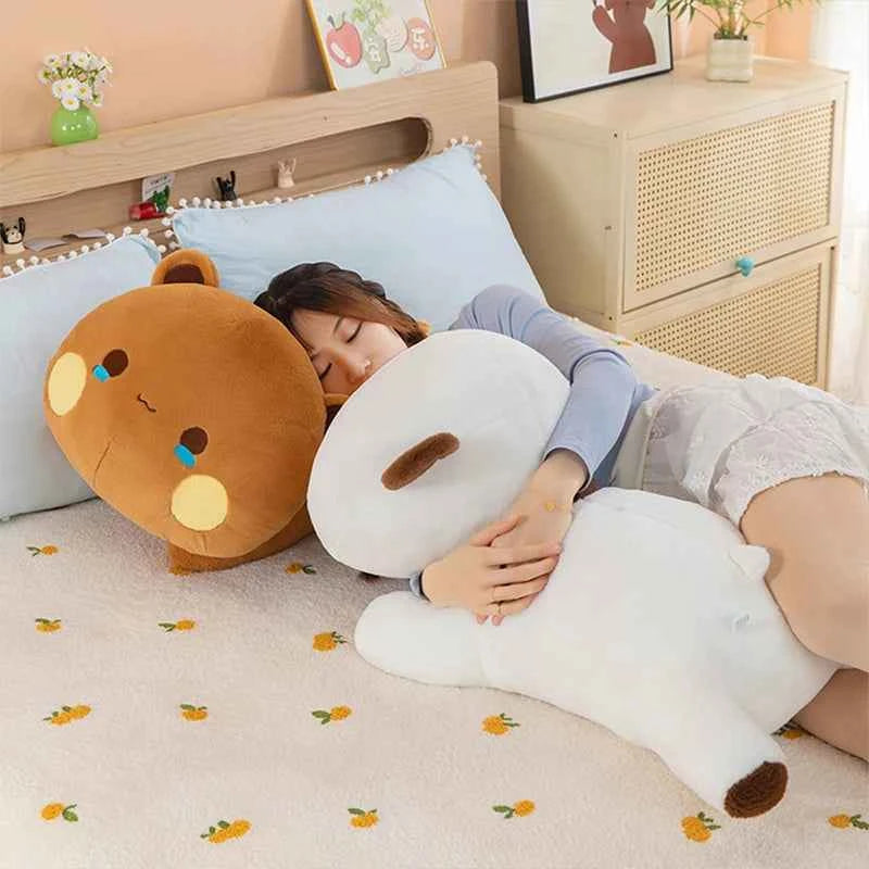 Kawaii Panda Plush Stuffed Animal – Soft Cartoon Panda Bear Pillow Toy