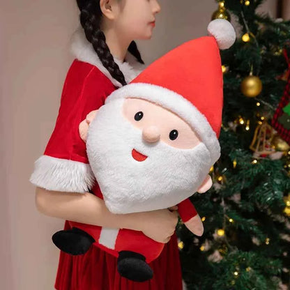 Cute Christmas Plush Toys (Up to 19.7 in) - Stuffed Santa, Snowman & Gingerbread Man Doll