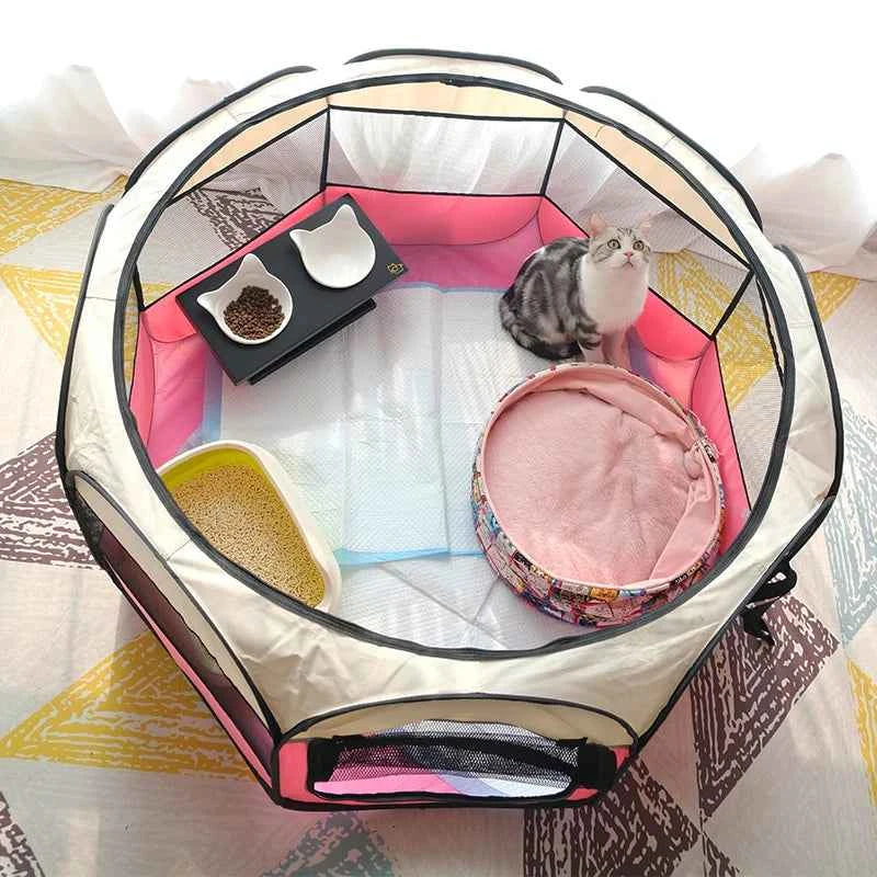 Folding Pet Tent Dog House Camping Accessories Pet Cage
