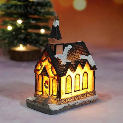 Cute Christmas House LED Night Light (2.4-3.5 in) - Home Ornaments Xmas Gift