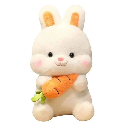 Carrot Rabbit Plush Toy – Cute Bunny Stuffed Pillow
