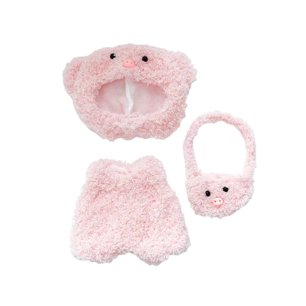 17CM Plush Doll Clothes Kawaii Doll Clothes Plush Doll Changing Clothes Dolll Clothes Suit Dolls Accessories