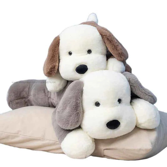 Soft Cute Big Ear Puppy Plushie (9.8/18.5/25 inches) - Cartoon Dog Stuffed Animal for Baby Sleep