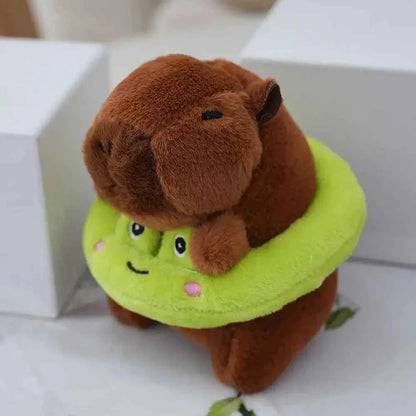 Cute 12cm Capybara Plush Toy: Hoodie, Wings & Keychain/Pendant Gift