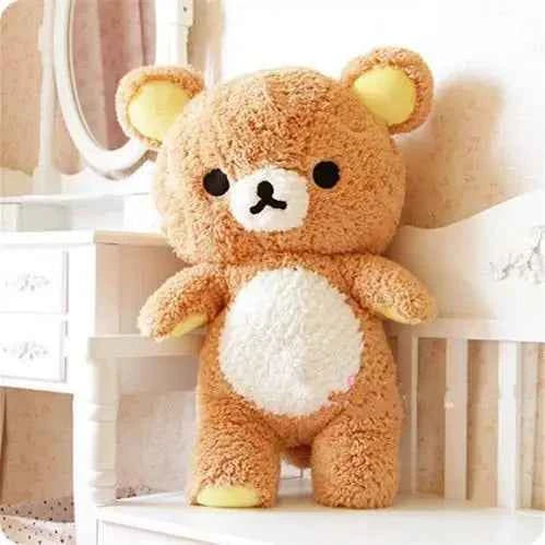 60/80cm Big Size Rilakkuma Plush Toy Kawaii Relax Bear Stuffed Dolls Animals Teddy Bear Peluche Cushion Xmas Gift For Kids