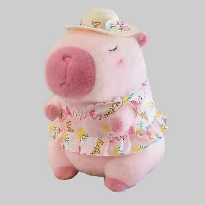23cm Capybara Plush Simulation Capibara Anime Fluffty Toy Cute Doll Stuffed Animals Soft Doll Plush Christmas Thanksgiving Gift