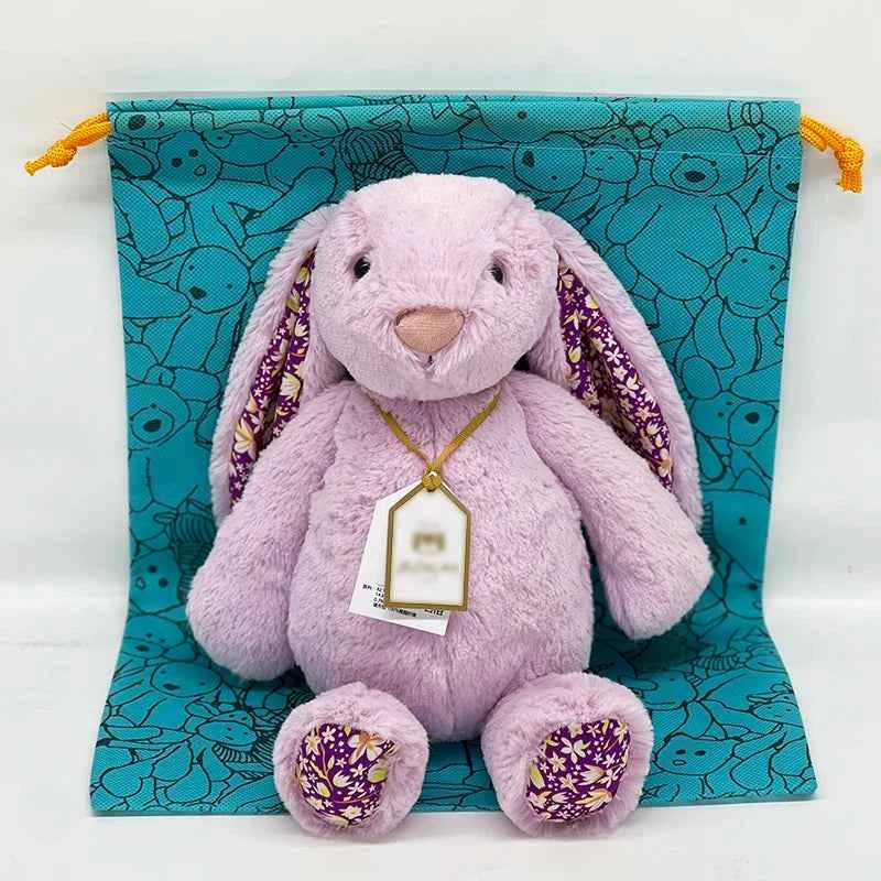 New JC Platinum Edition Pink Floral Rabbit Plush Toy Plush Rabbit