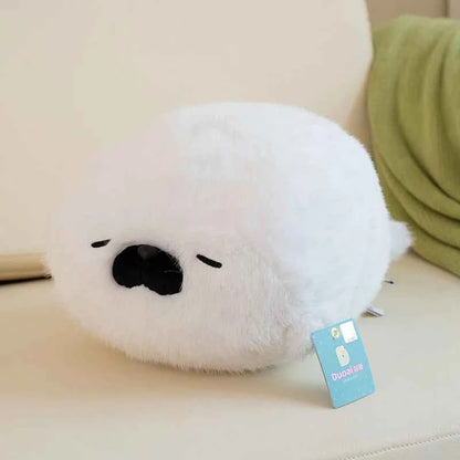 Cartoon Sea Otter Stuffed Sea Animal Plush Doll Throw Pillow Blue Seal Sea Lion Birthday Gift For Boys And Girls