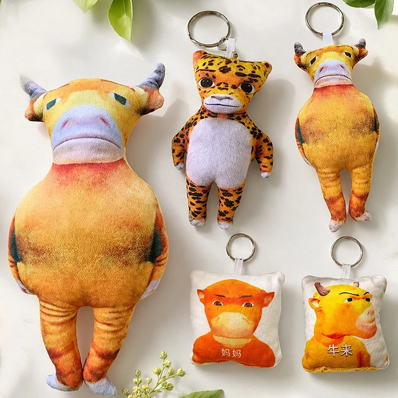 Kawaii Ne Zha Keychain Figurine - Cute Anime Movie Character Backpack Pendant and Gift, 3 Styles