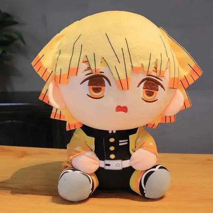 Demon Slayer Plush Stuffed Toys Tsugikuni Yoriichi Tsugikuni Michikatsu Akaza Anime Cartoon Figure Doll Children's Birthday Gift