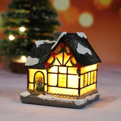Cute Christmas House LED Night Light (2.4-3.5 in) - Home Ornaments Xmas Gift