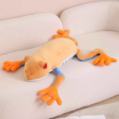 75cm Giant Colorful Frog Plush Doll Pillow Long Legs Big Orange