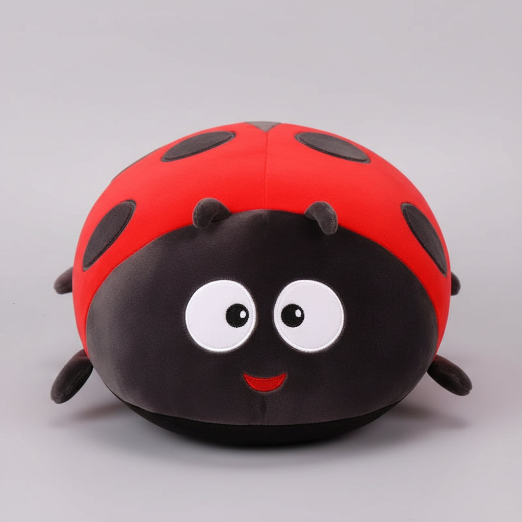 Kawaii Insect Plush Toy – Ladybug Bee Stuffed Pillow Cushion