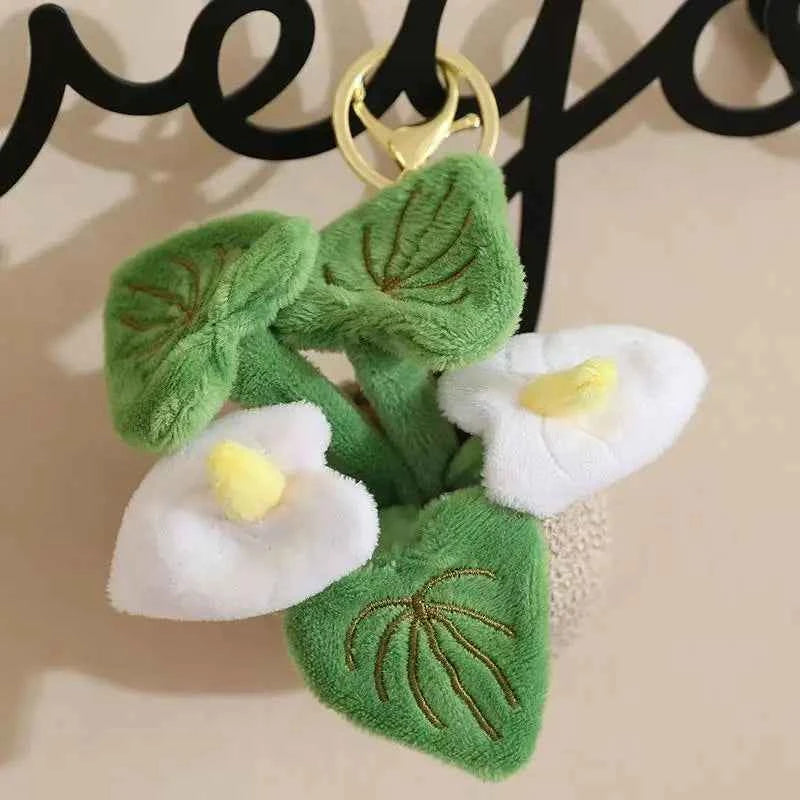 10/35cm New Simulated Flower Backpack Pendant Doll Stuffed Plush Toy Cartoon Anime Cute Pillow Gift for Girlfriend Fun Doll