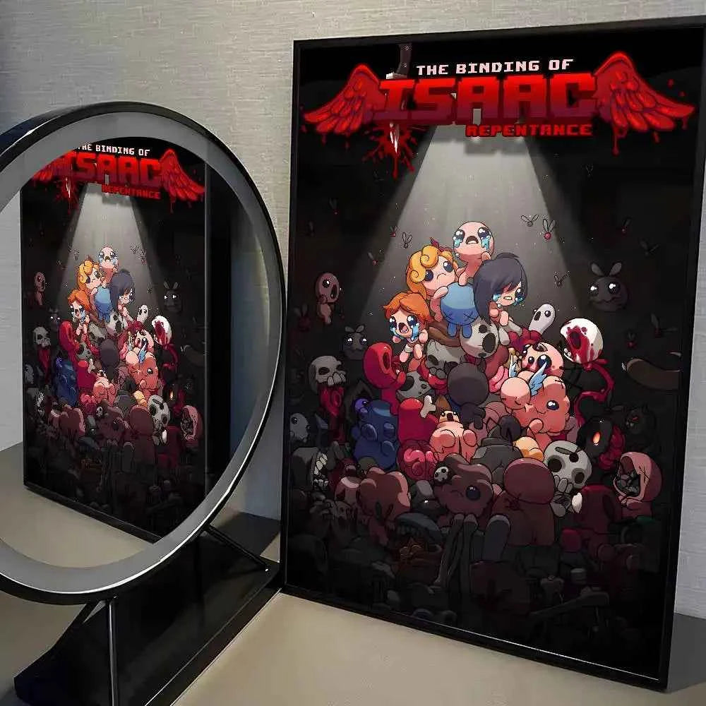 The Binding Of Isaac Poster - High Quality PVC Aesthetic Wall Decoration Painting