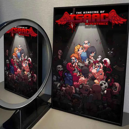 The Binding Of Isaac Poster - High Quality PVC Aesthetic Wall Decoration Painting