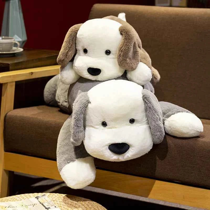 Soft Cute Big Ear Puppy Plushie (9.8/18.5/25 inches) - Cartoon Dog Stuffed Animal for Baby Sleep