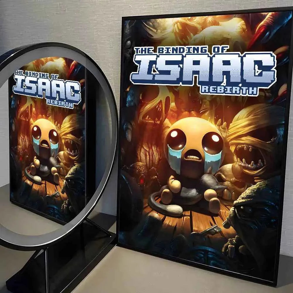 The Binding Of Isaac Poster - High Quality PVC Aesthetic Wall Decoration Painting