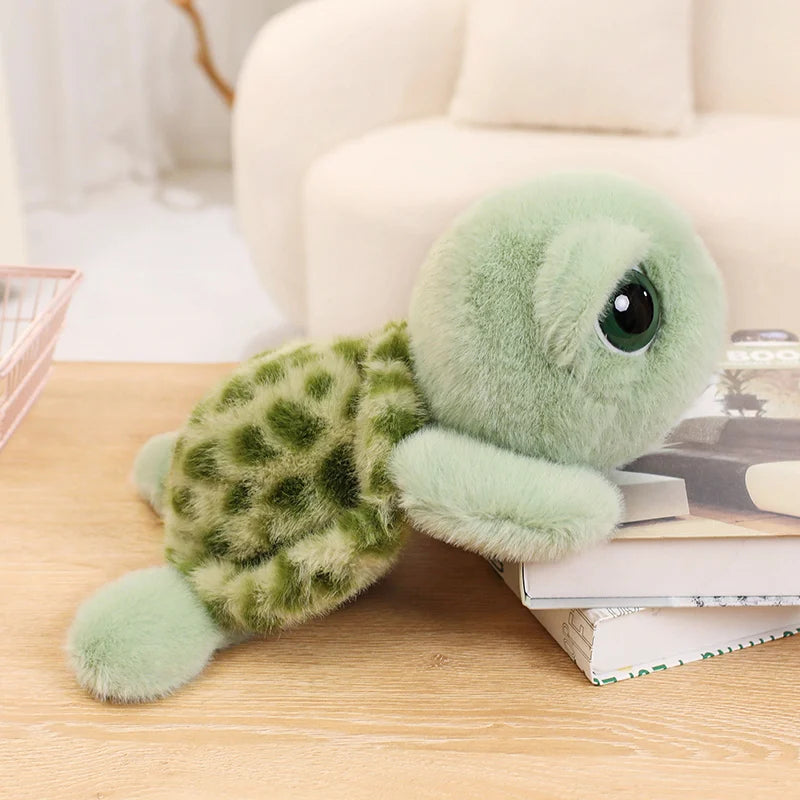Cute Big Eyes Turtle Plush Toy – Soft Stuffed Sea Turtle Doll Turtle