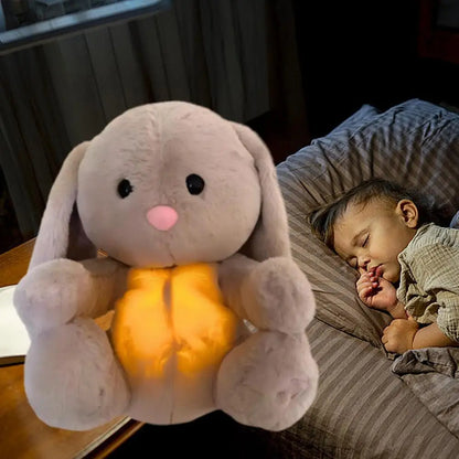 Breathing Bunny Plush Toy – Soft Rabbit Sleep Companion