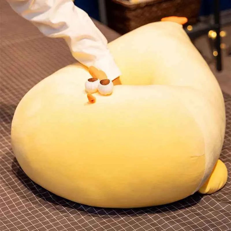 Squishy Yellow Chick Plush Doll (11.8-27.6 in) - Soft Chicken Elastic Pillow Gift