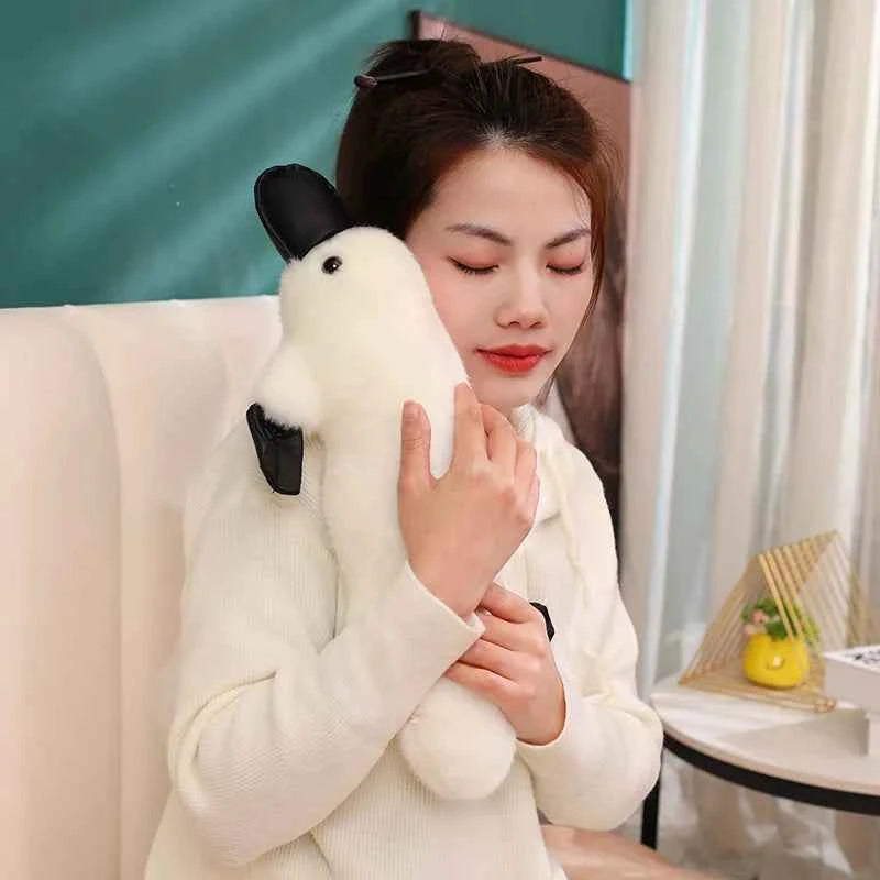 Kawaii Platypus Plush Doll - Soft Stuffed Australian Animal Cushion Toy and Gift in 2 Colors, 30-45cm