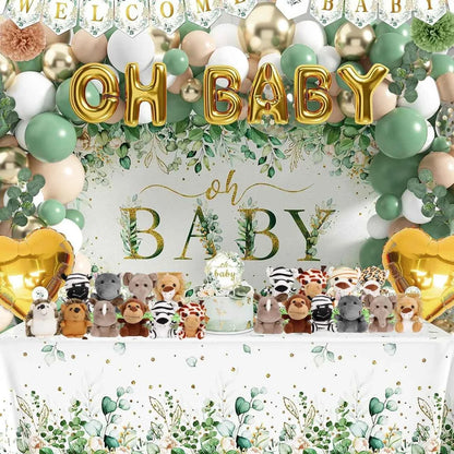 12-36 PCS Small Safari Stuffed Animals Bulk 12cm Jungle Animal Mini Plush Toys for Party Favors Birthday Baby Shower Gift Bags