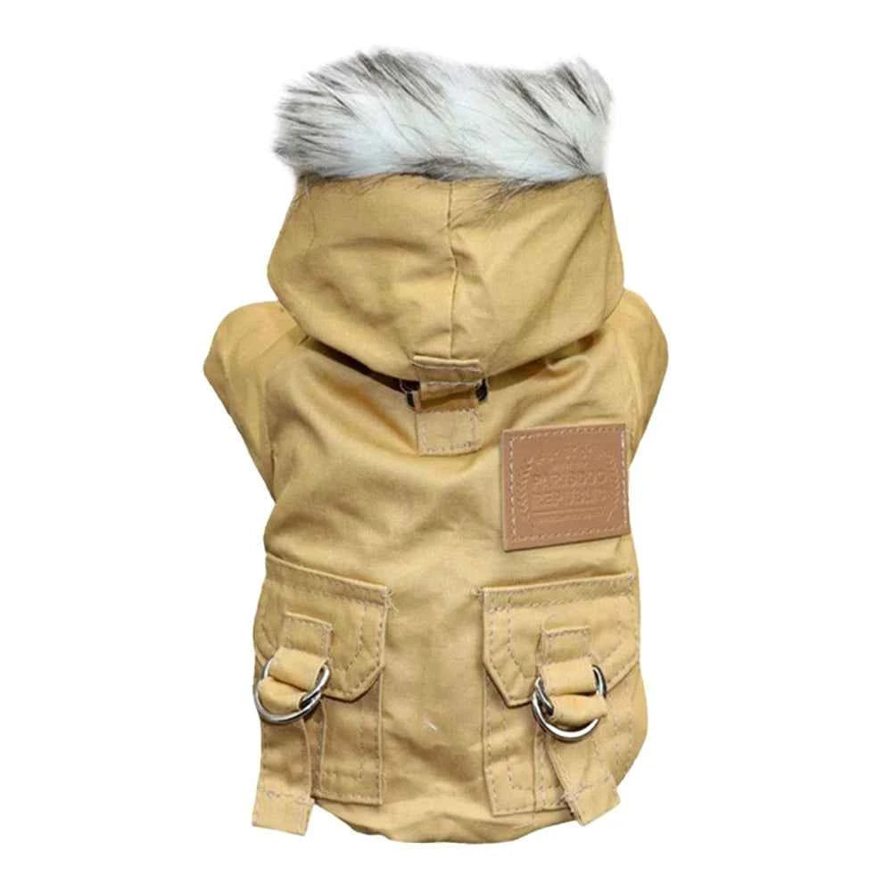 Winter Dog Jacket with Built-in Harness - Heavy Warm Windproof Coat for Small, Medium & Large Dogs