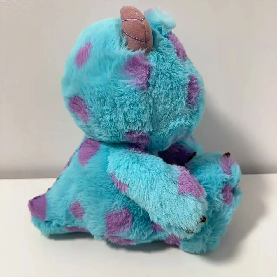 Blue Monster Breathing Plush Toy – Music & Light Sleep Companion