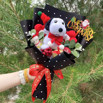 Kawaii My Melody/Kuromi Plush Bouquet (13.8 in) - Creative Stuffed Animal Roses Gift
