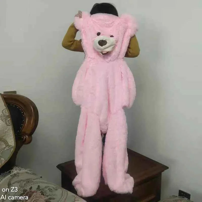 Giant Unstuffed Teddy Bear Plush Skin (39.4-102.4 in) - Empty Cover Shell Gift