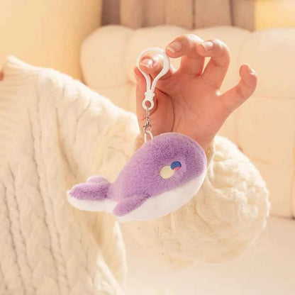 Kawaii Purple Whale Plush Toy – Super Soft Stuffed Marine Animal Pillow (40–100cm)