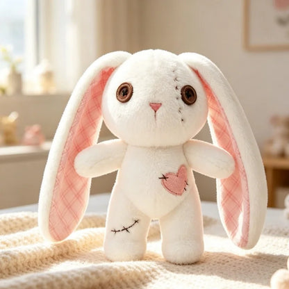 Kawaii Halloween Ghost Cat & Long-Eared Rabbit Plush – 20 cm White 20 cm (7.9 in)