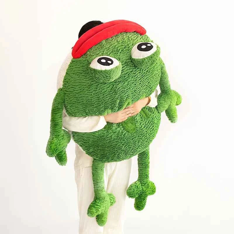 Frog Home Throw Pillow Cushion Sausage Mouth Soft