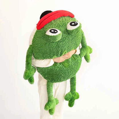 Frog Home Throw Pillow Cushion Sausage Mouth Soft