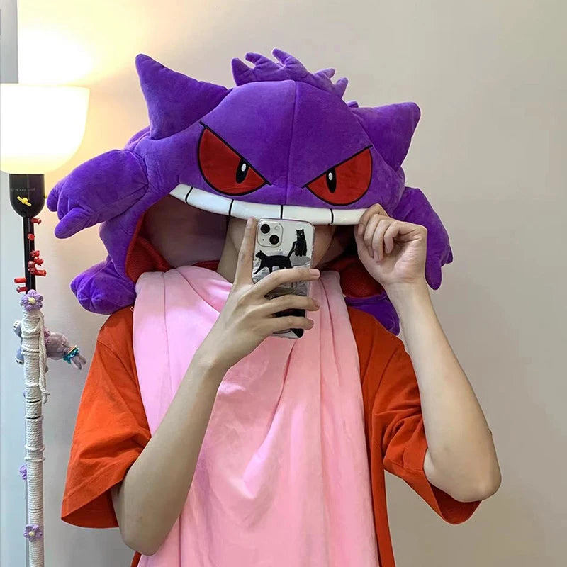 Ghost Monster Plush Nap Blanket Pillow – Cartoon Anime Plush Cushion