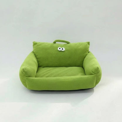Puppy special sofa kennel winter warm pet Internet cat nest green