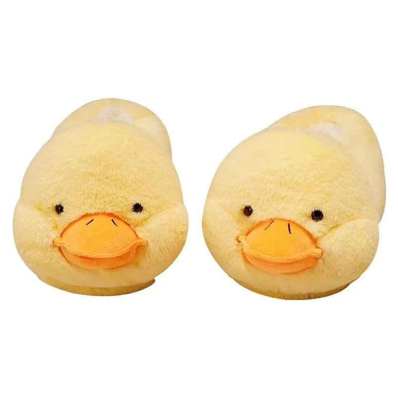 Women's Cartoon Animal Duck Indoor Warm Cotton Slippers Toe