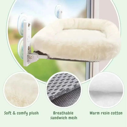 Cat Hammock Window Habitat Cat Sunbathing Glass Hanging Suction Cup Balcony Pet Nest Foldable Pet Bed Cat Supplies Accessories