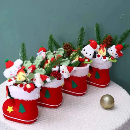 Sanrio Plush Bouquet (9.8 in) - My Melody/Kuromi/Cinnamoroll/KT Cat Christmas Gift