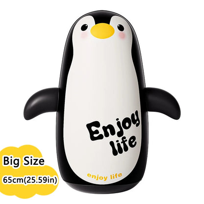 Kawaii Panda Inflatable Punching Bag Tumbler – Kids Boxing Wobbler Bop Bag Indoor Outdoor Toy (2 Sizes) B-L-65cm
