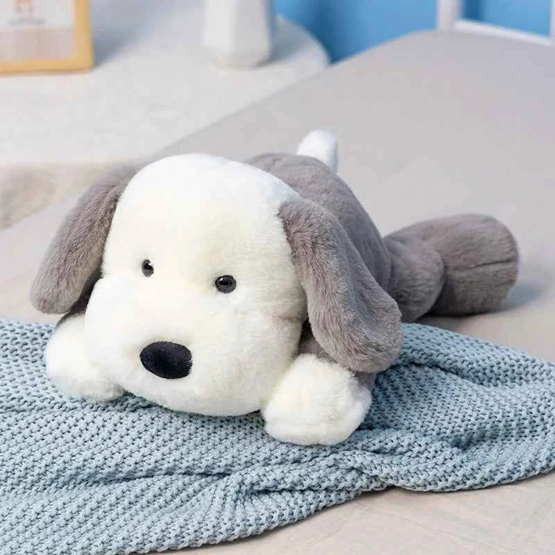 Soft Cute Big Ear Puppy Plushie (9.8/18.5/25 inches) - Cartoon Dog Stuffed Animal for Baby Sleep