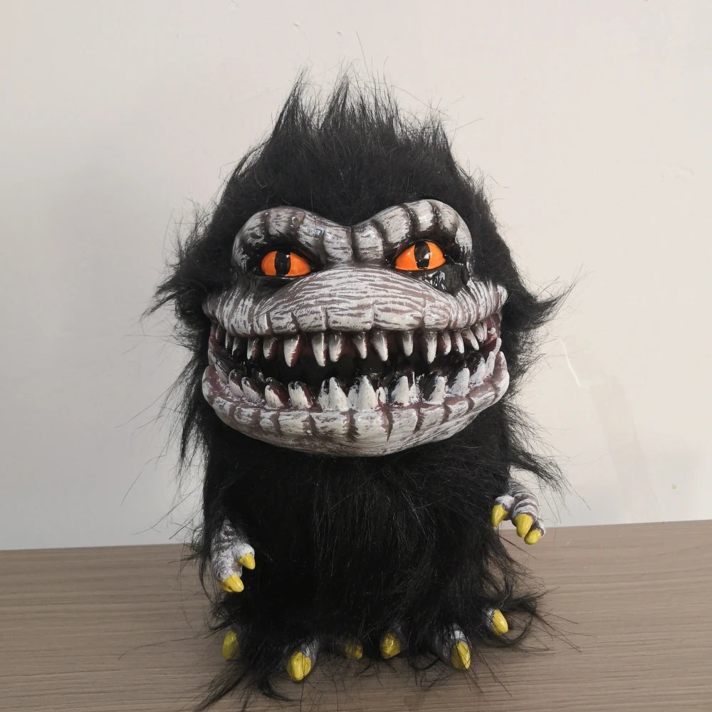 Alien Monster Plush Doll – Creepy Critter Halloween Decoration Black 7.1" (18cm)