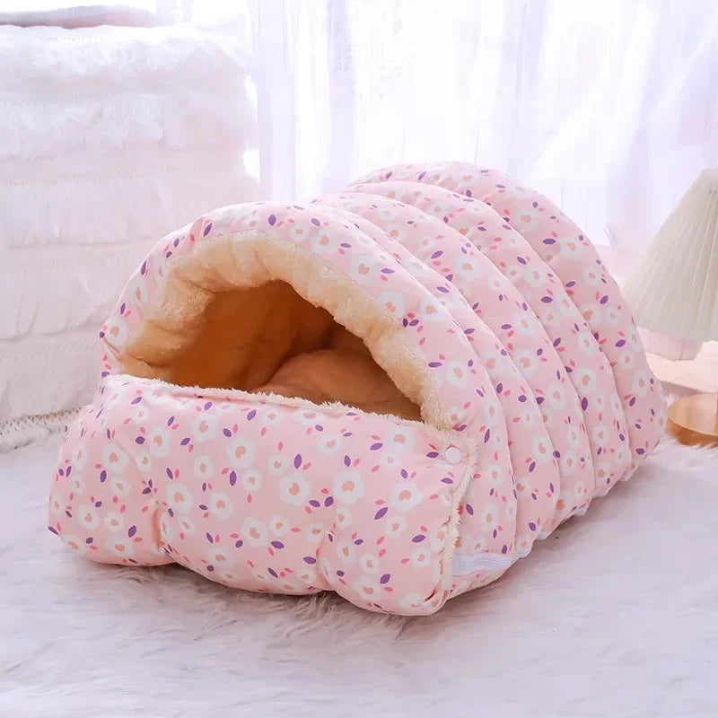 Cats Beds Warm Winter Pet Supplies Accessories Bed Products Goods Houses and Habitats Cushions Kitten Things Accessory Puppy Bed Pink