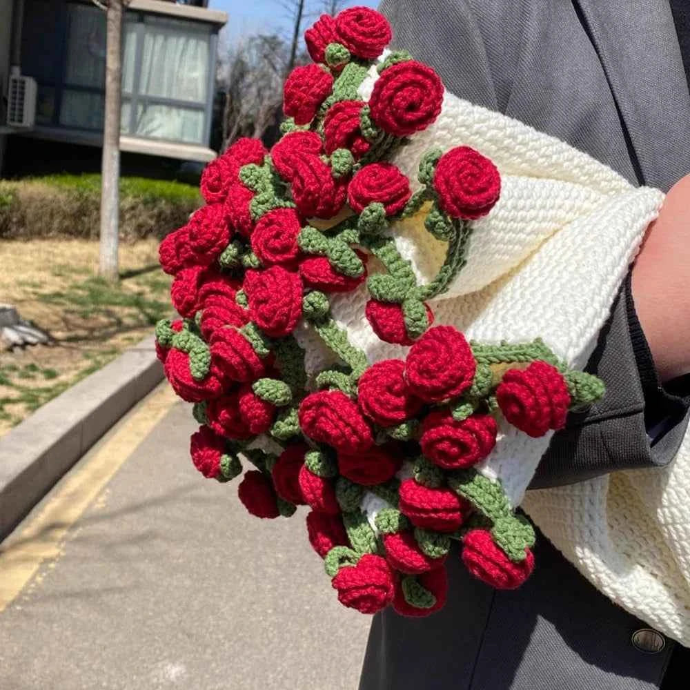 1pcs Finished Flower Bouquet Blanket Soft Lightweight Throw