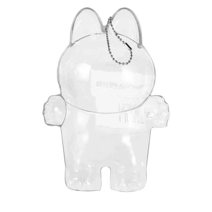 Labubu Protective Cover Labubu Protector Case Sitting Party Transparent Protective Shell Dust Cover Doll Transparent Cover