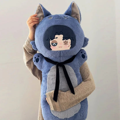 Long Cosplay Animal Plush Pillow – Giant Soft Character-Inspired Stuffed Toy Puppeteer 31.5" (80cm)