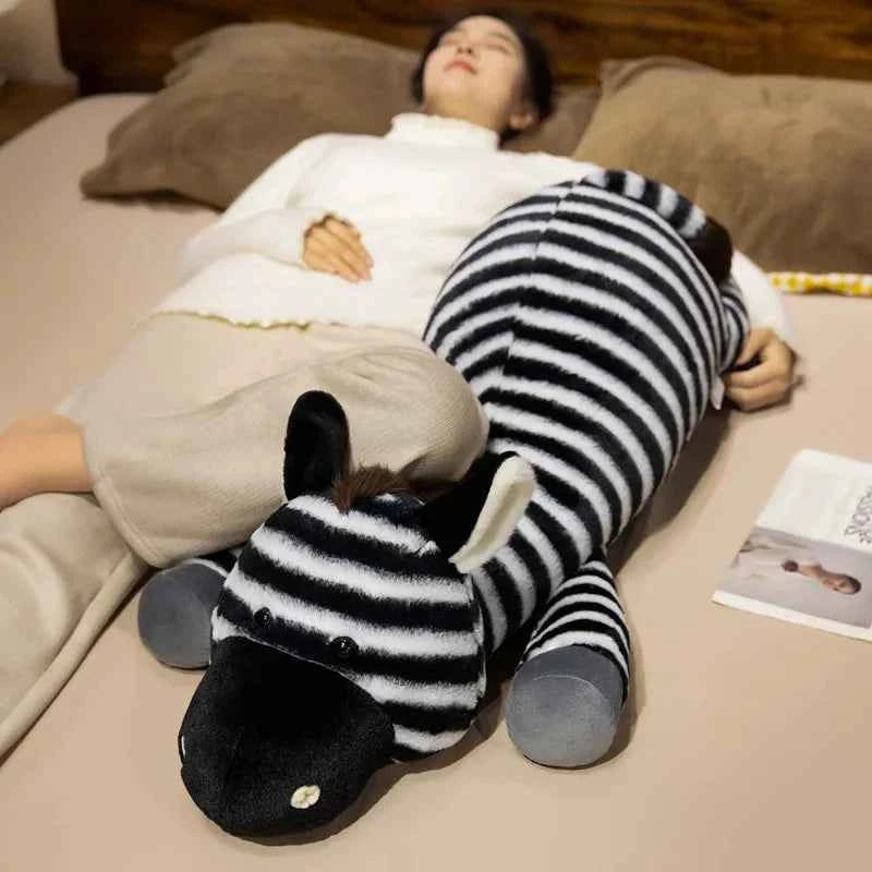 Giant Zebra Plush Toy – Soft Zebra Body Pillow & Stuffed Animal